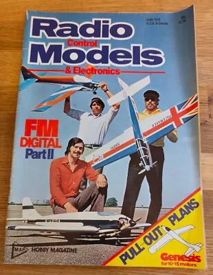 MAGAZINE - Radio Control Models & Electronics Jun 1979 FM Digital (No Plans) • £3