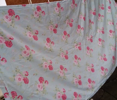 £69.99 • Buy ORIGNAL Cath Kidston ROSALIE KING SIZE Blue Duvet & 2 Pillow Cases Red Roses VGC