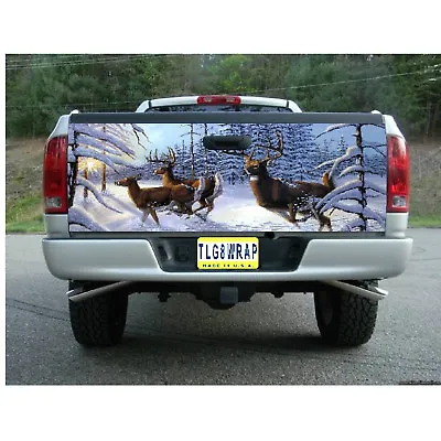 $44.99 • Buy T81 DEER HUNTING BUCK Tailgate Wrap Vinyl Graphic Decal Sticker LAMINATED