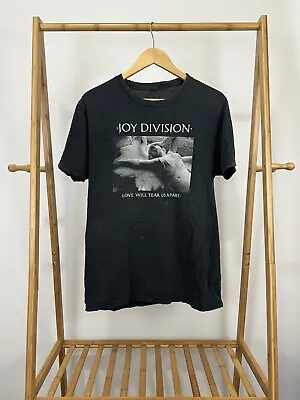 VTG Joy Division Love Will Tear Us Apart Band Promo Faded Distressed T-Shirt L • $134.96