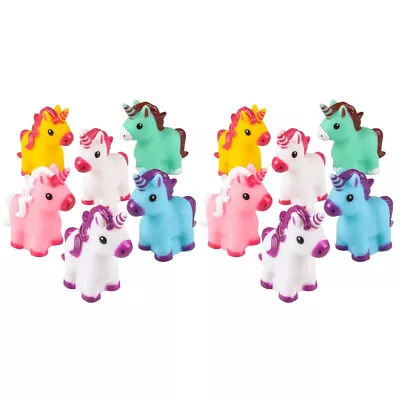 Lot Of 12 Rubber Unicorns 2  Bath And Pool Squirt Toys Party Favors • $10.99