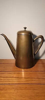 Antique / Vintage (wmf) Copperbrass Tea Coffee Pot/caraffe Art Nouveau • $29.99