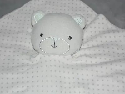 £12.45 • Buy Kyle And Deena White Bear Comforter Soft Toy Spotty Teddy Blankie