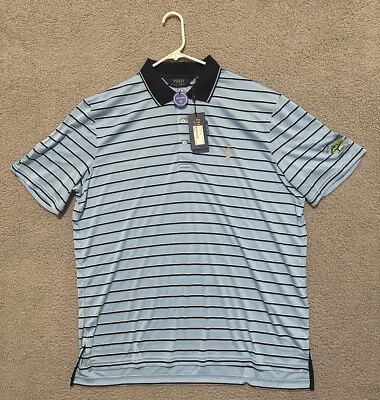 Ralph Lauren Polo Golf 121st US Open Torrey Pines Polo Shirt Men's Size XL Blue • $34.99