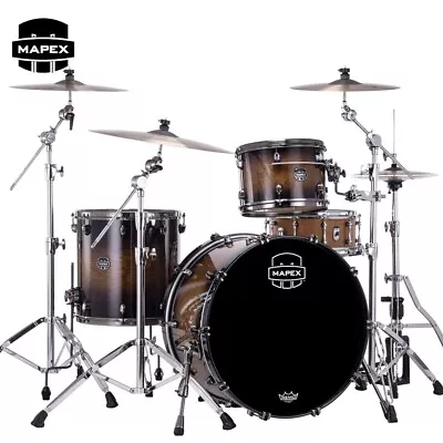 Mapex Saturn Evolution Hybrid Powerhouse Rock 3PC Shell Pack Exotic Night Forest • $2629