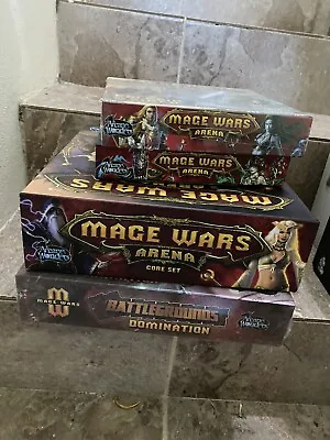 Mage Wars Arena Game - Lot - Arcane Wonders -Sealed & Free Shipping! • $150