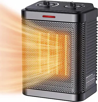 $24.99 • Buy 1500W Space Heater For Indoor Use, Portable Electric Heater 2S Rapid Heating