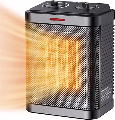 $22.99 • Buy 1500W Space Heater For Indoor Use, Portable Electric Heater 2S Rapid Heating