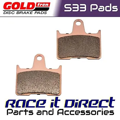 Brake Pads For KAWASAKI ZZR 1400 BLACK EDITION ABS 2018-2019 REAR Goldfren S33 • £16.95