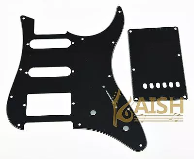 Guitar Pickguard And Trem Cover Fits Yamaha PACIFICA Guitar Black 3 Ply • $15.23