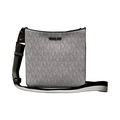 Michael Kors Jet Set Medium Swing Messenger Bag 38S4SJ6M6B Aluminum NEW WITH TAG • $99.99