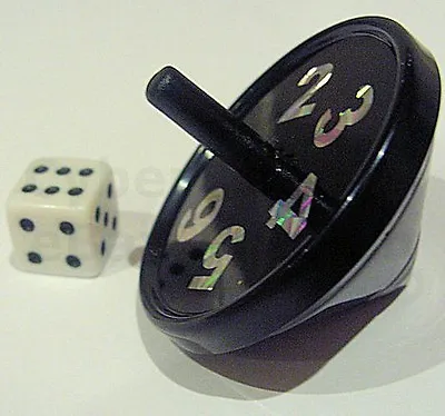 £3.99 • Buy Loaded Spinning Top Can Match Number Spinner Dice Any Chosen Magic Trick Cheat 
