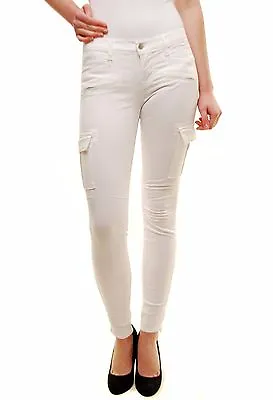 J BRAND Womens Pants Military Skinny Cargo Grayson White Size 25W 1550K120  • $67.99