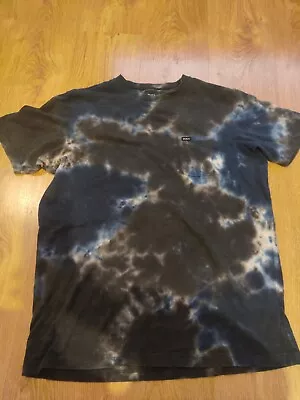 RVCA T-shirt Mens Medium Blue Tie Die Acid Wash  • £8.99