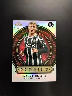 2023 Topps Deco Rasmus Hojlund Rookie RC Red 9/10 Manchester United Denmark • $1