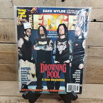 Metal Edge Magazine August 04 Drowning Pool A New Beginning Metallica Calendar • $12.95