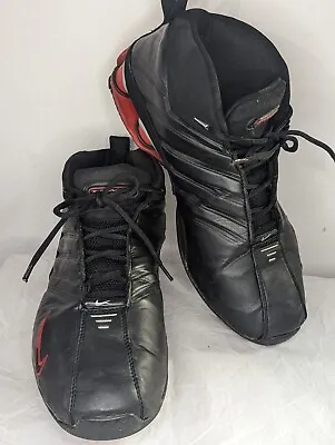 Nike Shox Supremacy Black/Varsity Red & Silver Mens US 12.5 Basketball Shoes • $39