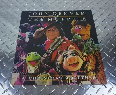 John Denver And The Muppets A Christmas Together Vintage Vinyl Lp W/ Poster • $14.95