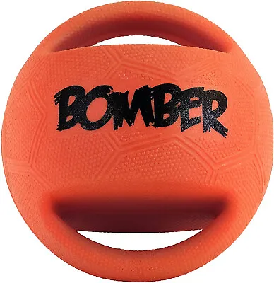 £7.99 • Buy Zeus Dog Ball Bomber 8cm Throw Fetch Tug Games Floats And With Squeaker Fun Toy