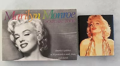Marilyn Monroe Set Of 2 Books 30 Postcards Mini HC Julie Mars Photos • $11.45