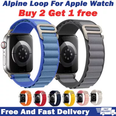 $10.44 • Buy Alpine Loop Band For Apple Watch Ultra 49mm 45mm 41mm 40mm Series 8 7 6 5 SE 4 2
