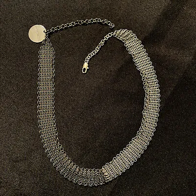 M.A.C COSMETICS Employee 2 Tone Chainmail Necklace Or Bracelet • $44.99