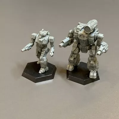 RARE 2 Figure Battletech Toy Mech Inner Kickstarter Catalyst Game Direct #U • $9.99