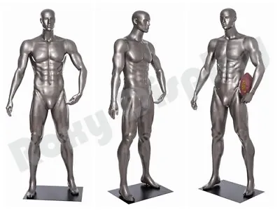 Male Mannequin Muscular Football Player Dress Form Display #MC-BRADY06 • $315