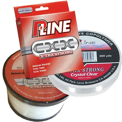 P-Line Cxx Crystal Clear X-Tra Strong Fishing Line 300 Yards Select Lb Test • $13.78