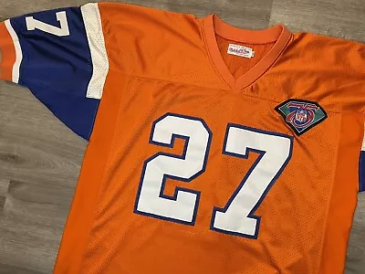 Steve Atwater 1994 Mitchell & Ness Throwbacks 75th Denver Broncos Jersey Mens 50 • $69.99