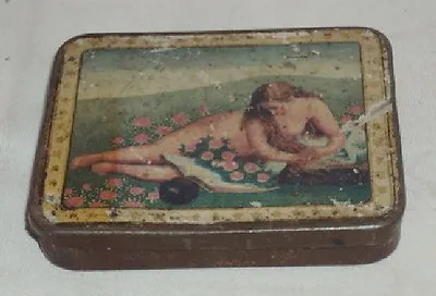 Vintage Old Advertisement Tin Litho Soap Container Box Rare Collectible • $38.70