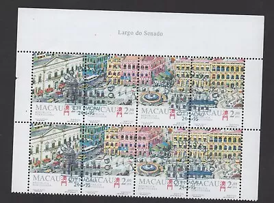 Macau 1995 Set Of Stamps Mi#804-807 Pair Used CV=6€ • $1.99