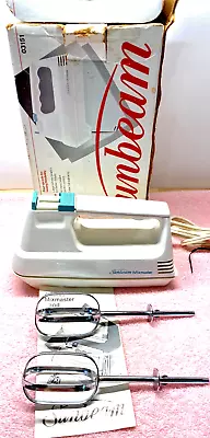 Vintage Sunbeam Mixmaster 4 Speed Corded Hand Mixer 100 Watt • $14.95