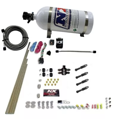 Nitrous Express Dry Direct Port Nitrous Kit 4 Cylinder W/10lb Bottle • $857.48