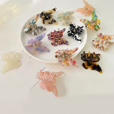 Butterfly Hair Clips Claw Barrettes Mini Jaw Clip Hairpin For Women Girls • $2.65