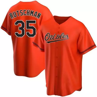 Adley Rutschman #35 Baltimore Orioles MEN Stitched Jersey Orange / White / Black • $38.49