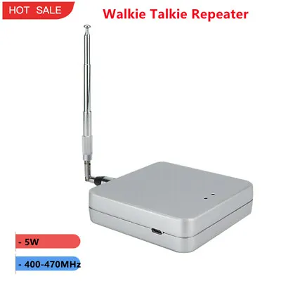 5W Mini Walkie Talkie Repeater UHF Repeater 400-470MHz Two Way HamGeek HG605W  • $94.05