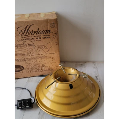 $125.75 • Buy Spincraft Electrical AS IS Christmas Tree Stand Heirloom Xmas Vintage
