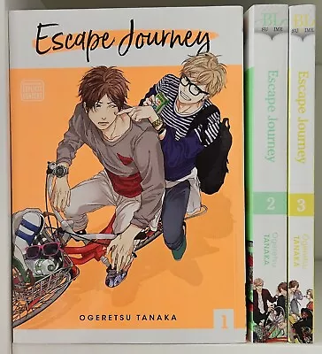 Escape Journey Manga Volume 1-3 / Ogeretsu Tanaka / English BL Yaoi Sublime Lot • $33