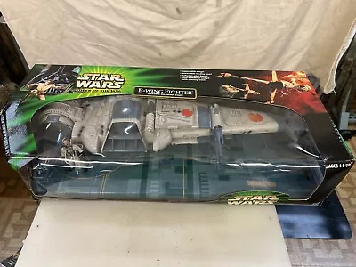 Star Wars POTJ B-wing Fighter With Sullastan Pilot New Showing Storgage Wear • $140