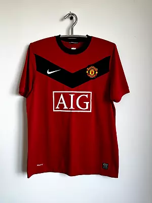 Nike Manchester United Home Shirt 2009/10 Rooney 10 Medium Original Vintage • $50