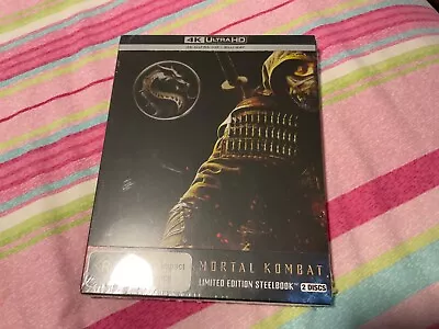 Mortal Kombat - 4K HD BLU RAY LIMITED EDITION STEEL BOOK • $99