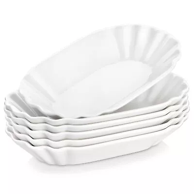 Small Appetizer Plates Set Of 6 7.75 Inches Porcelain Dessert Plates Small ... • $40.30