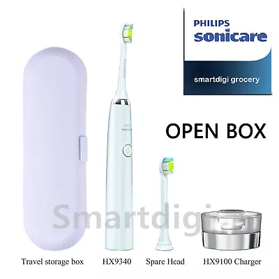 Philips Sonicare DiamondClean Sonic Electric Toothbrush HX9340 HX939W W/o Box • $139.99