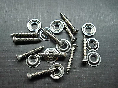 $7.99 • Buy 10 Pcs #8 X 1  W/#6 Head Stainless Kick Panel Door Interior Trim Screws Ford