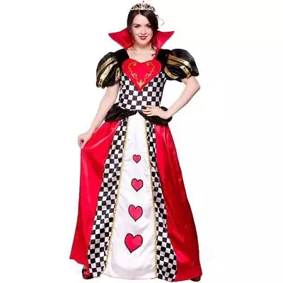 Wicked Costumes Queen Of Hearts Women's Fancy Dress Costume • £23.99