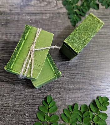 Hand Made Natural Bar Soap Moringa Clay Goats Milk Soap • $4.50