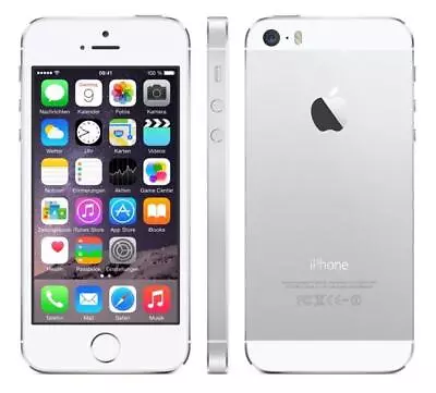 Apple IPHONE 5s White Silver 16GB 8MP 1016cm (4Zoll) LTE Smartphone No SIM Lock • $199.67