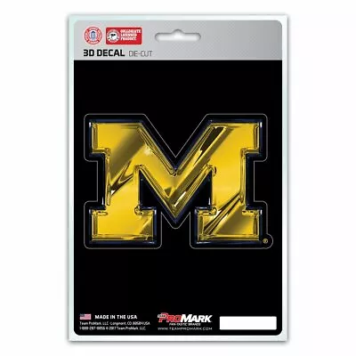 FANMATS 62820 Michigan Wolverines 3D Decal Sticker • $7.46