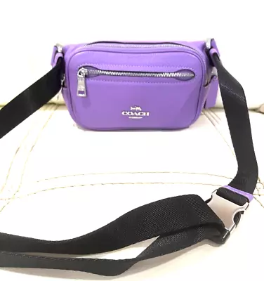 Coach Leather Mini Belt Bag Cl479 Fanny Pack Crossbody Handbag Sling • $59